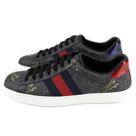 gucci tiger sneakers|gucci tiger sneakers black.